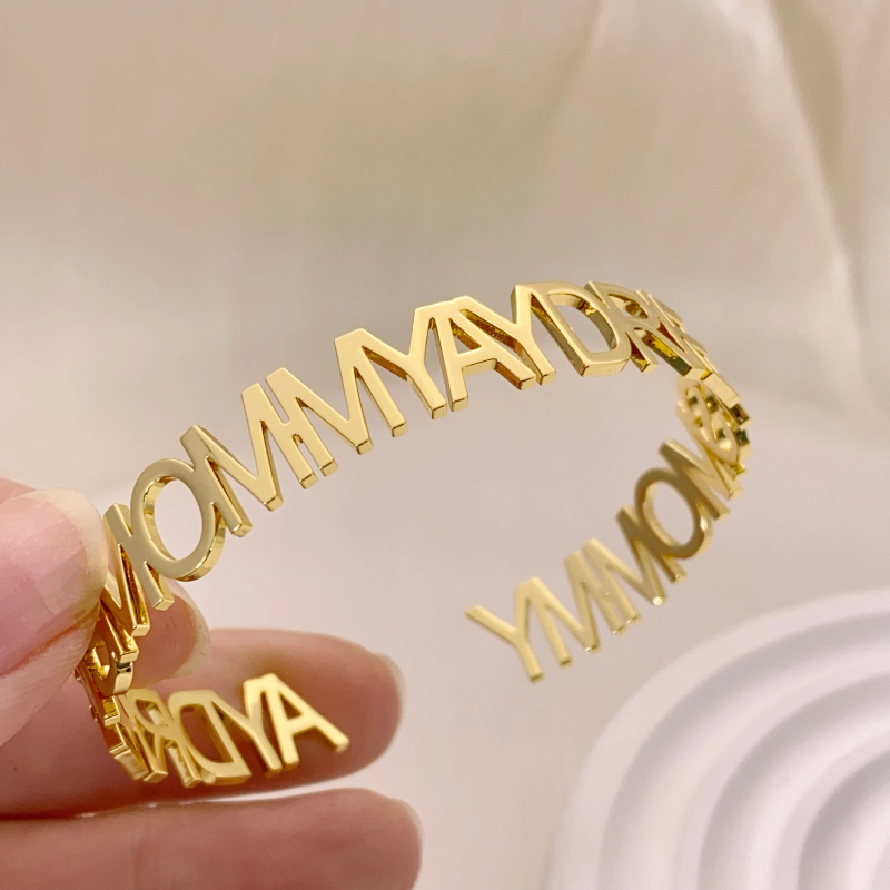 Jewelry Making For Kids - Customized Name Bracelet Women's Personalized Stainless
