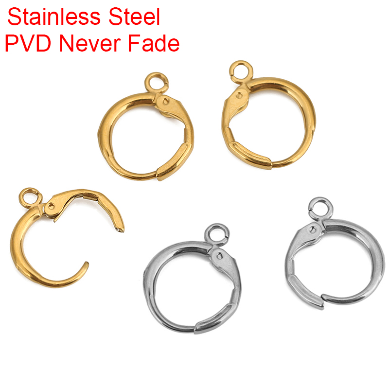 Jewelry Making Hardware - 10pcs PVD Never Fade Stainless Steel