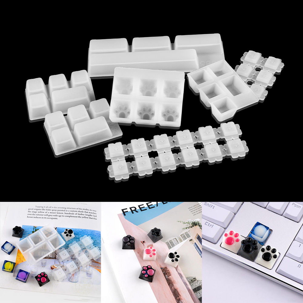 Jewelry Making Uv Resin Kit - Mechanical Keyboard Resin Key Cap Silicone