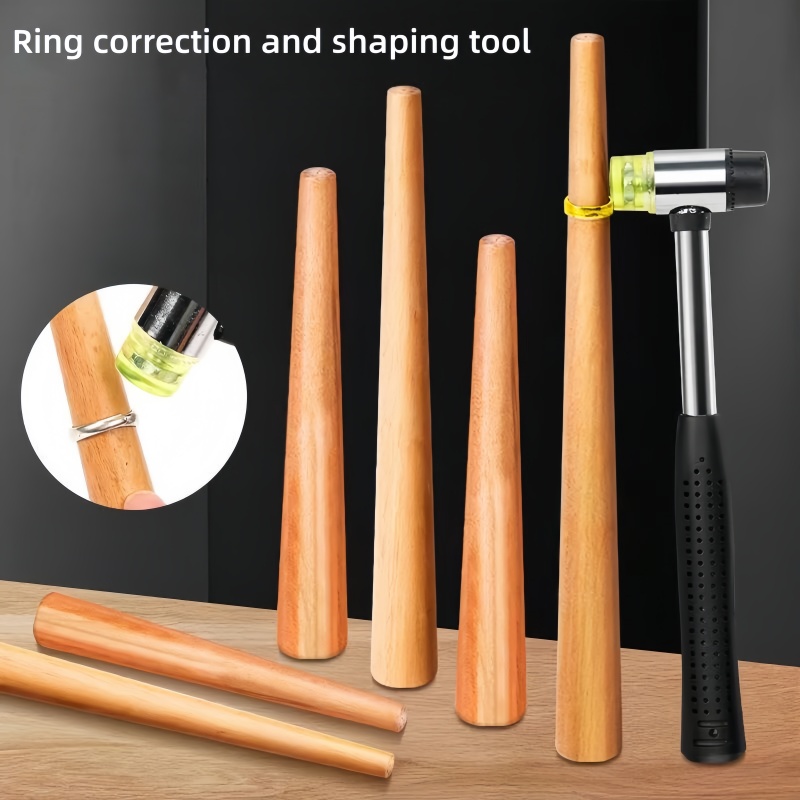 Jewelry Making Anvil - Wooden Ring Sizing Mandrel - Jewelry