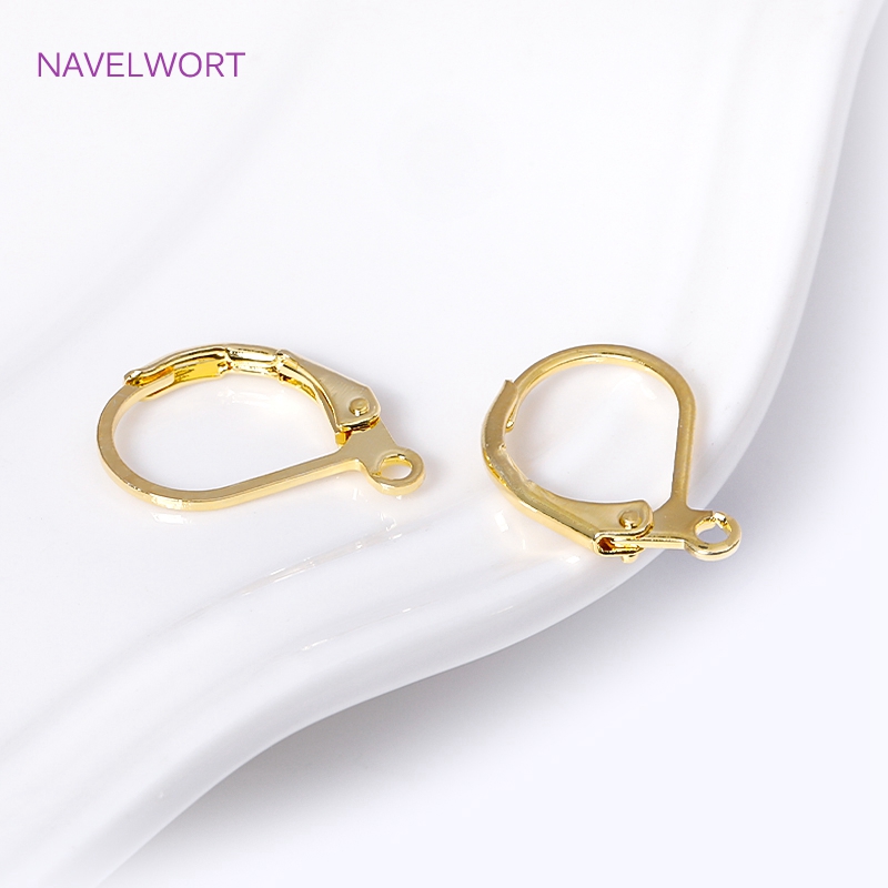 Jewelry Making Parts - Fashion French Earring Lever-Back Earwires 18K