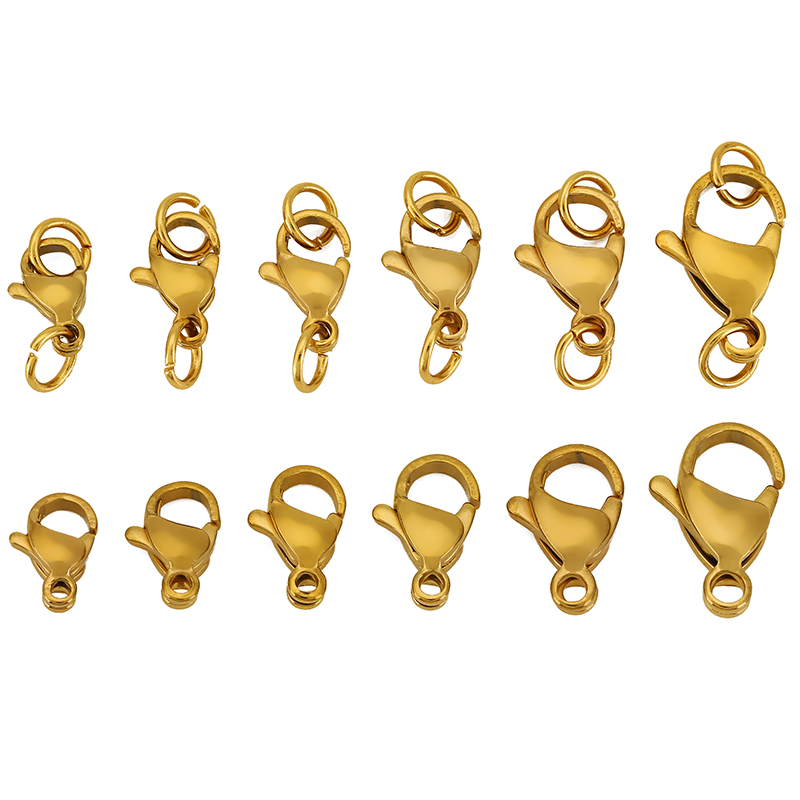 Jewelry Making Hardware - 20pcs Stainless Steel Lobster Clasps With
