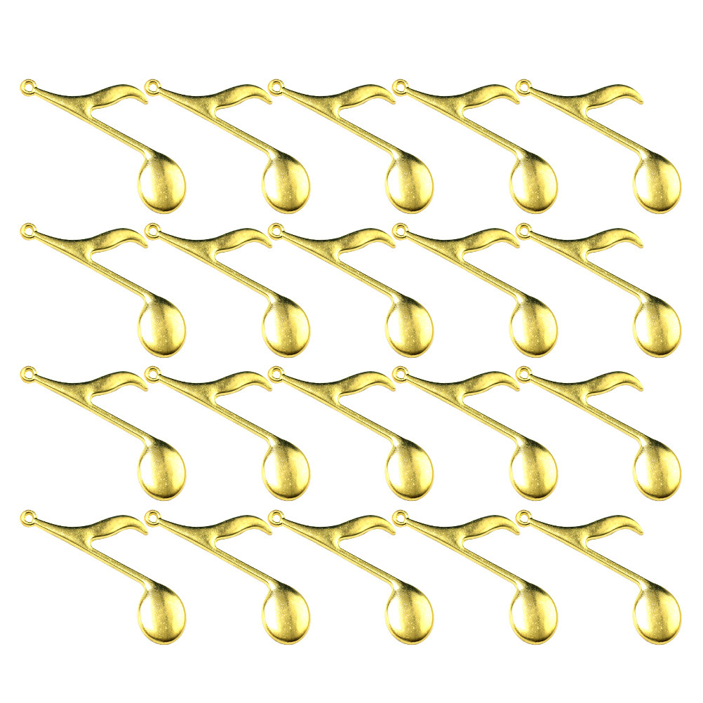 Jewelry Making Notes - 20Pcs Musical Note Alloy Pendant Charms