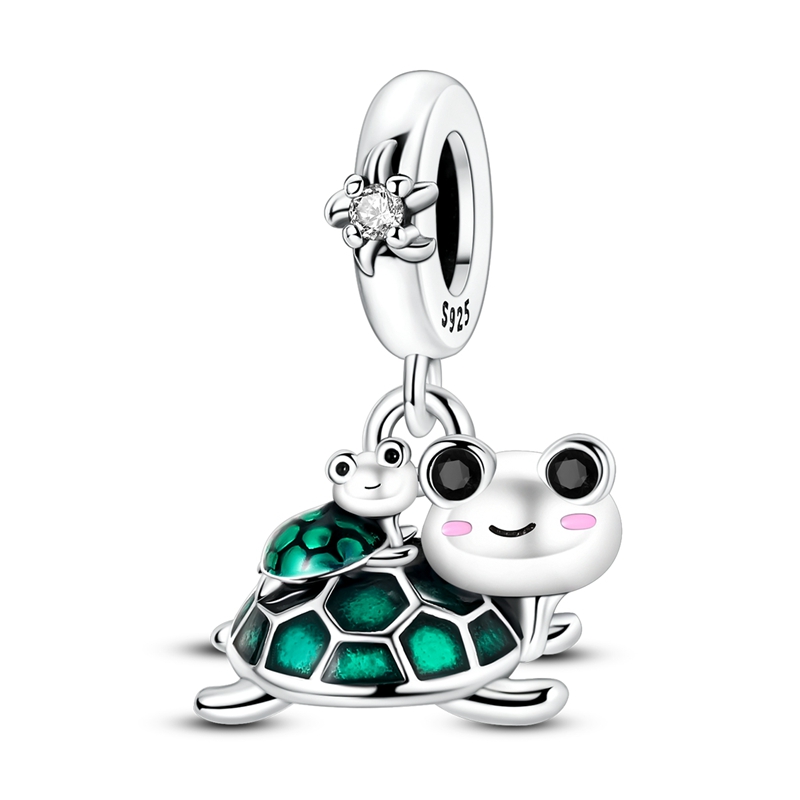 Jewelry Making For Kids - 925 Sterling Silver Turtle Parent Child
