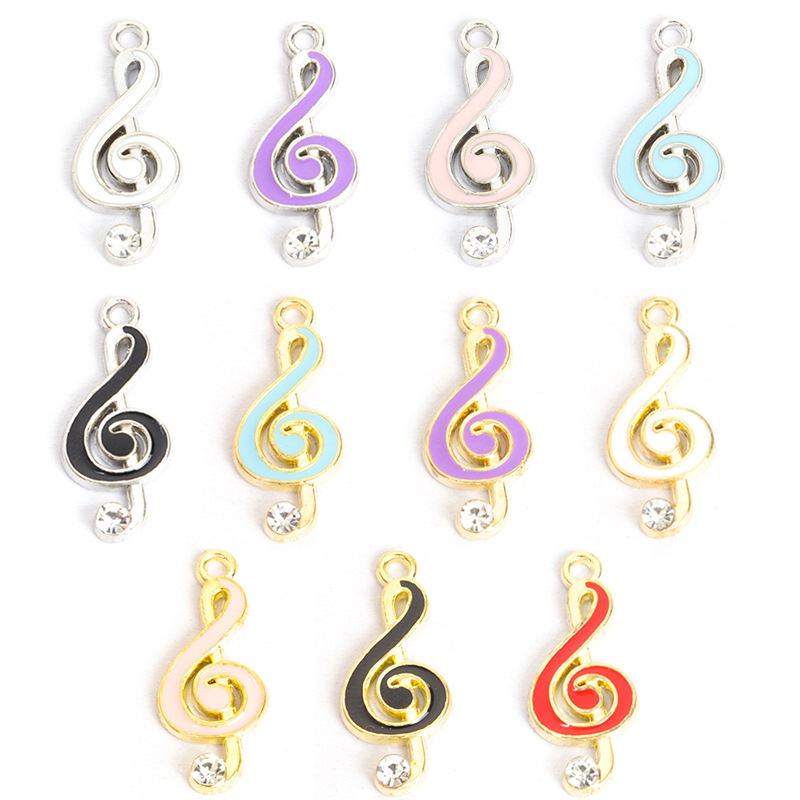 100PC/lot music note Pendant C - Jewelry Making Notes ulasan dan harga
