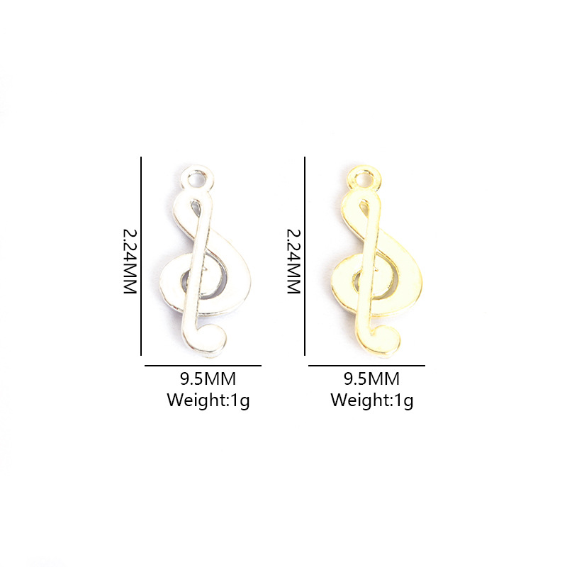 100PC/lot music note Pendant C - Jewelry Making Notes ulasan dan harga