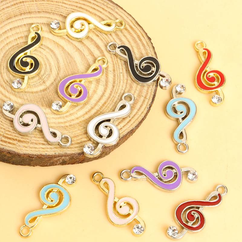 100PC/lot music note Pendant C - Jewelry Making Notes ulasan dan harga