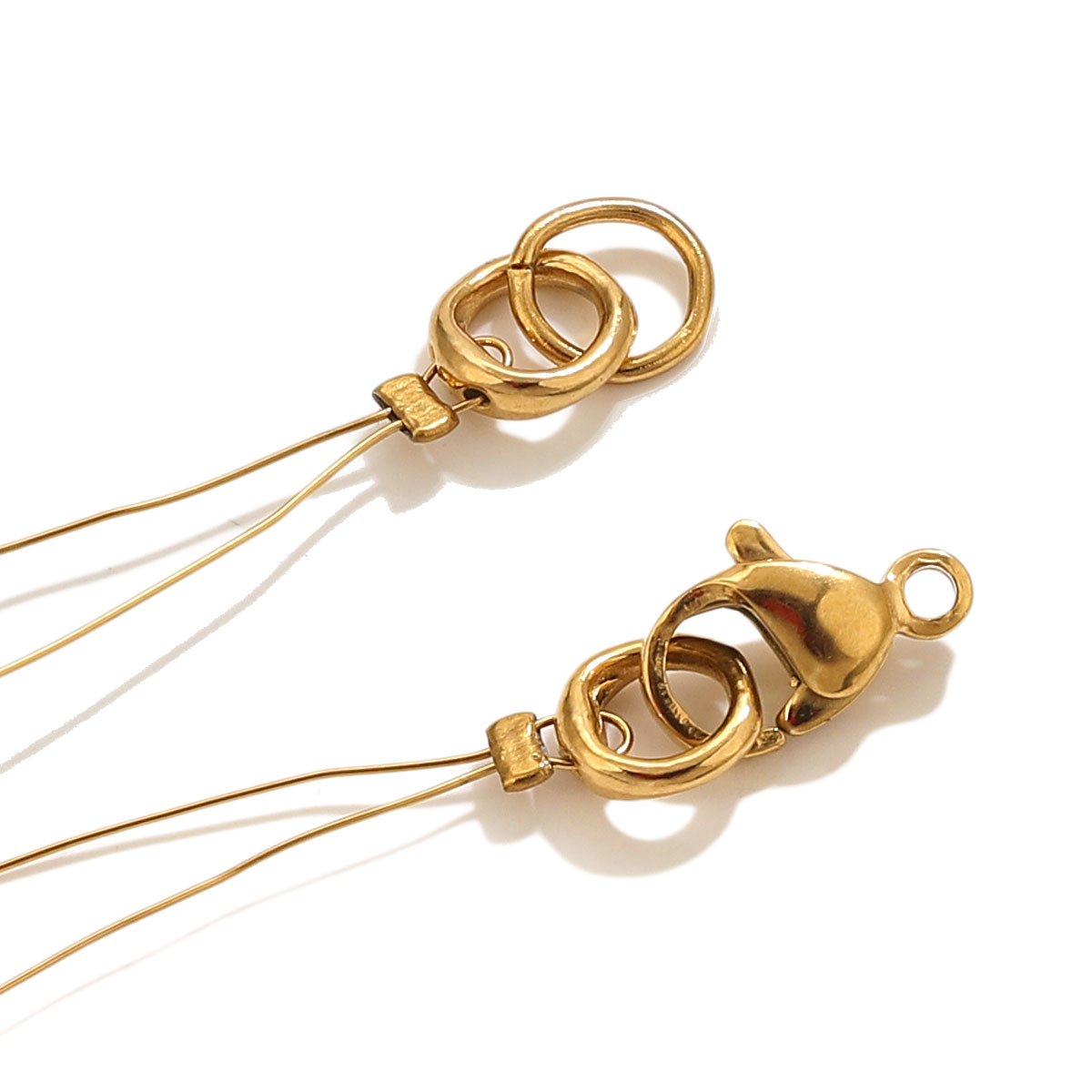 20pcs Stainless Steel Clasps E - Jewelry Making Hardware ulasan dan harga