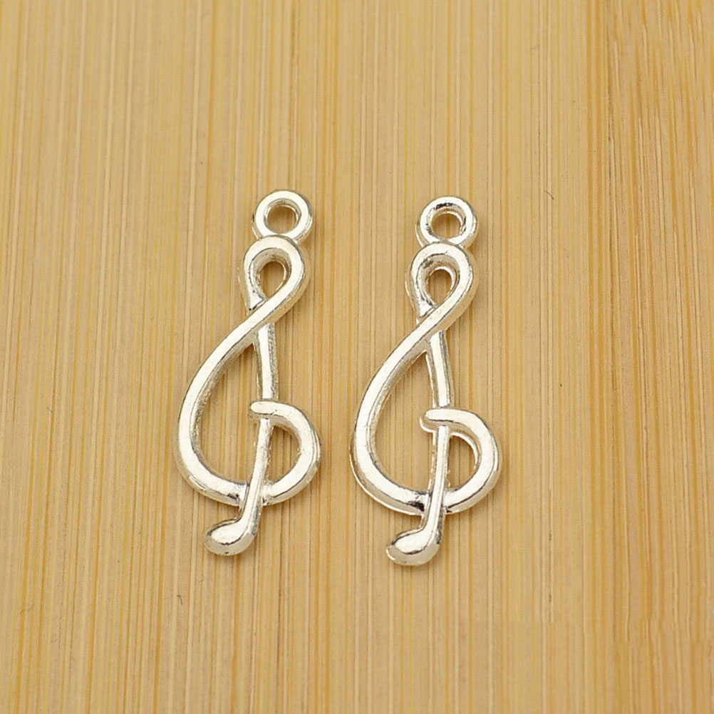 90Pcs Music Note Charms Set Cr - Jewelry Making Notes ulasan dan harga