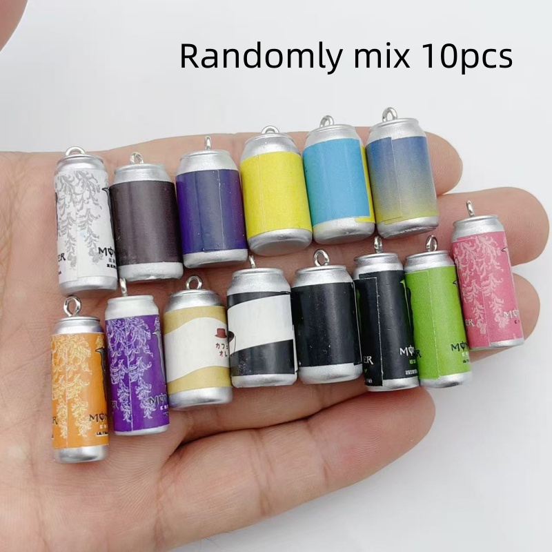 10Pcs Mini Simulation Beverage - Jewelry Making Parts ulasan dan harga
