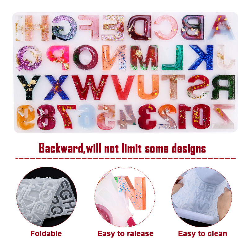 Alphabet Epoxy Resin Mold Kit  - Jewelry Making Uv Resin Kit ulasan dan harga