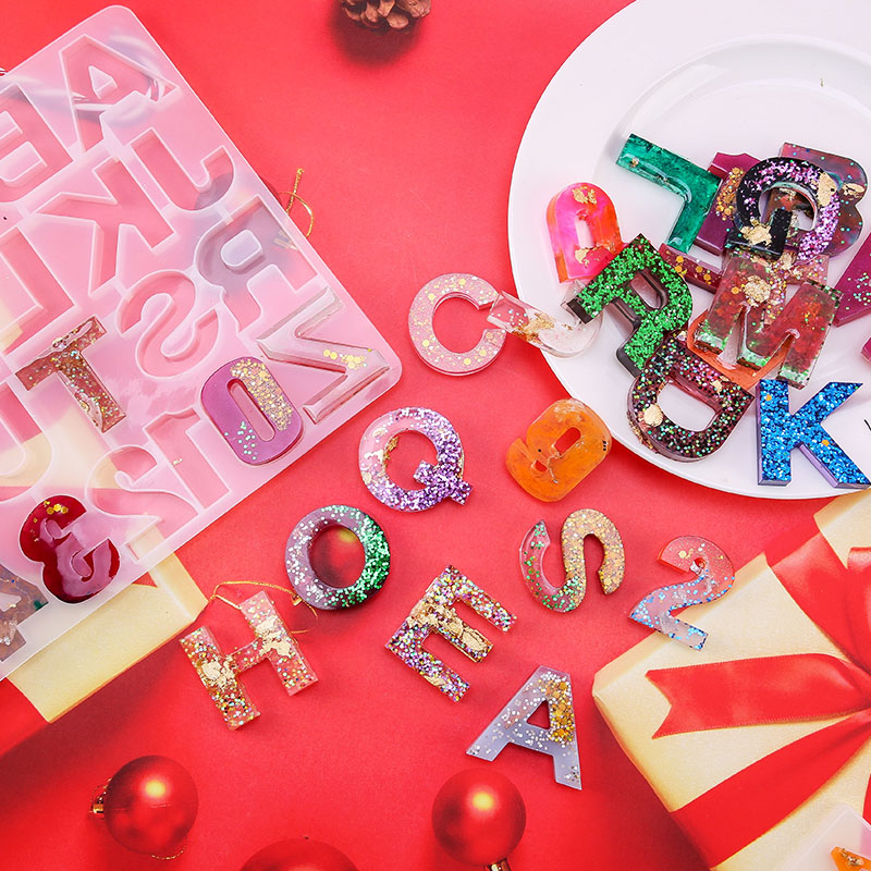 Alphabet Epoxy Resin Mold Kit  - Jewelry Making Uv Resin Kit ulasan dan harga