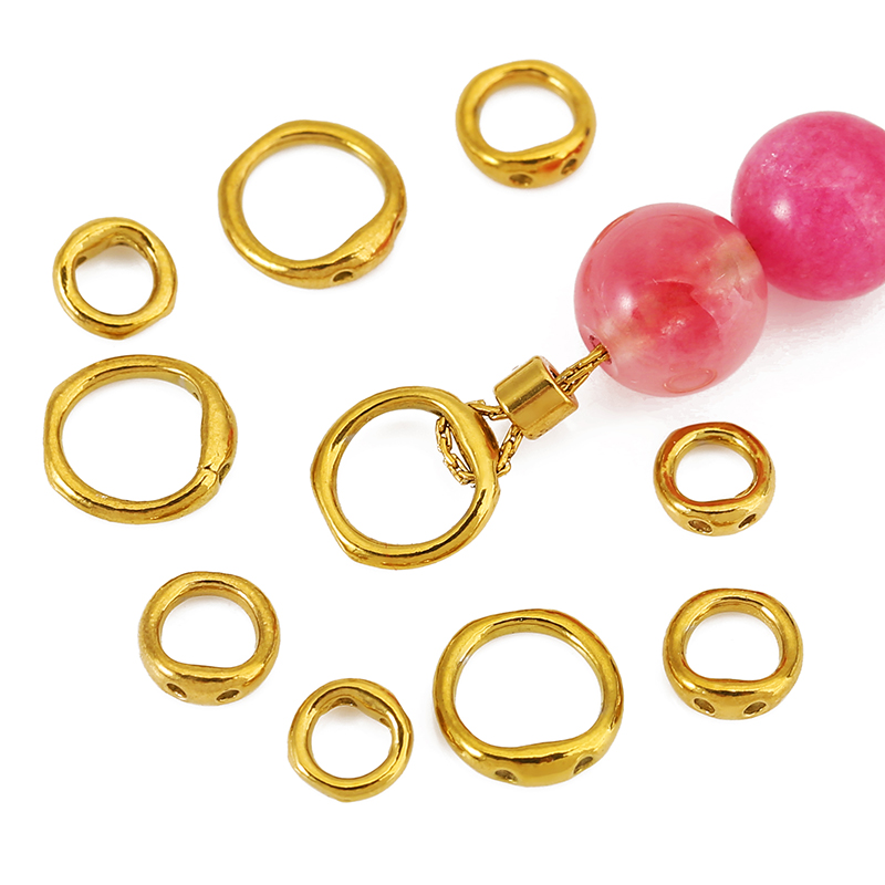 30pcs 5/6/8mm Stainless Steel  - Jewelry Making Hardware ulasan dan harga