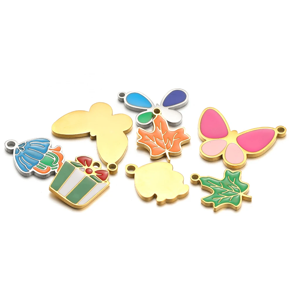 5pcs Stainless Steel Star Butt - Jewelry Making 4 Year Old ulasan dan harga