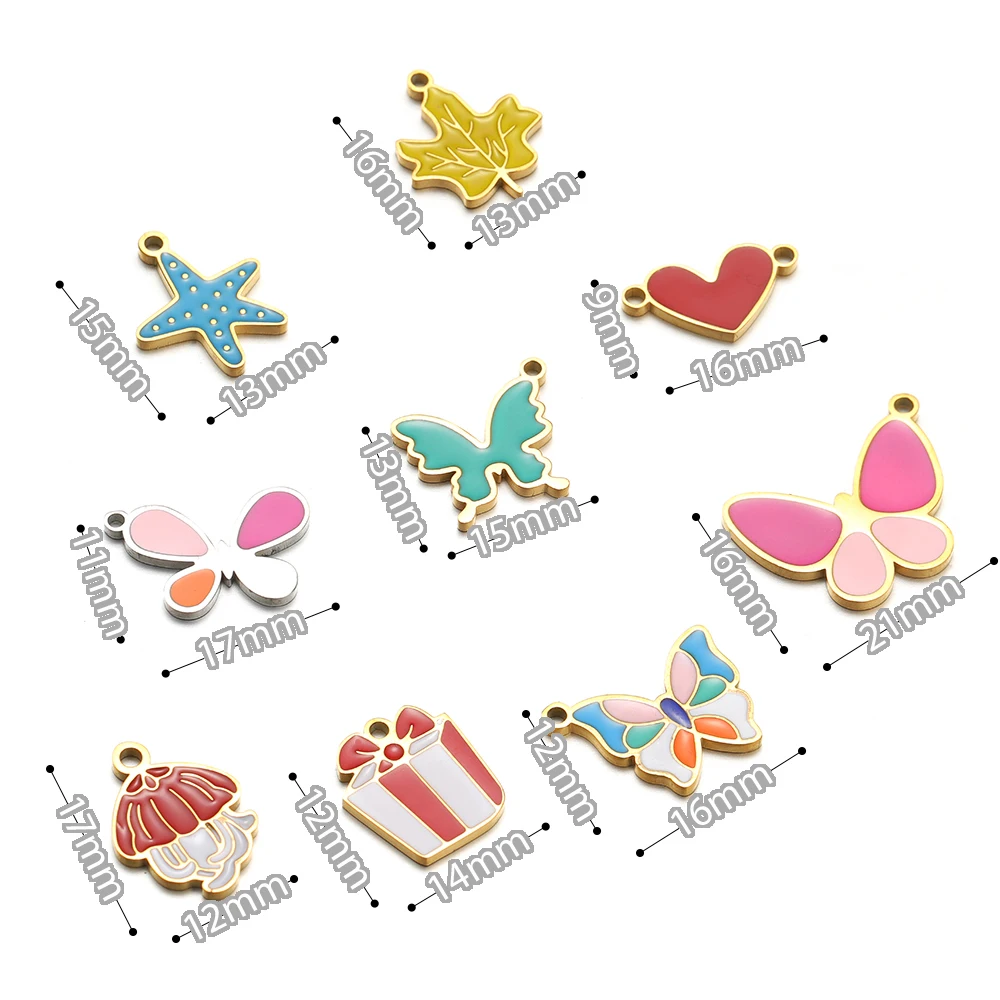 5pcs Stainless Steel Star Butt - Jewelry Making 4 Year Old ulasan dan harga