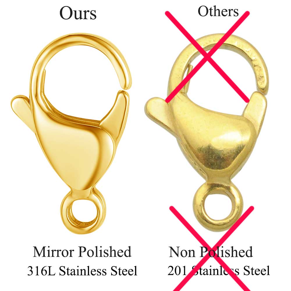 20/30/40 316L Stainless Steel  - Jewelry Making Hardware ulasan dan harga