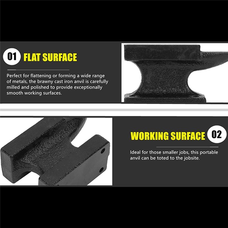 J1UL1N Rugged Cast Anvil Iron  - Jewelry Making Anvil ulasan dan harga