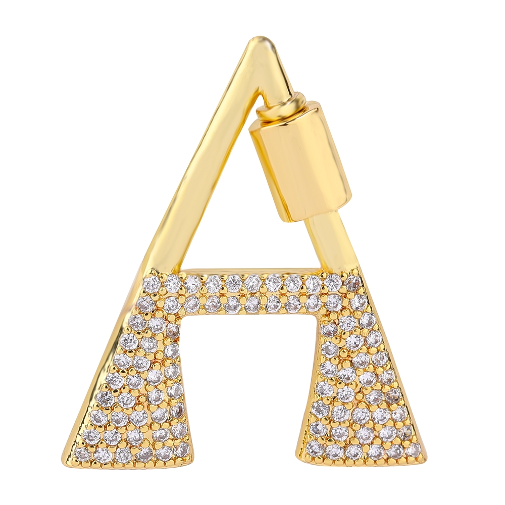 Juya 18K Gold Plated 26 Alphab - Jewelry Making Hardware ulasan dan harga