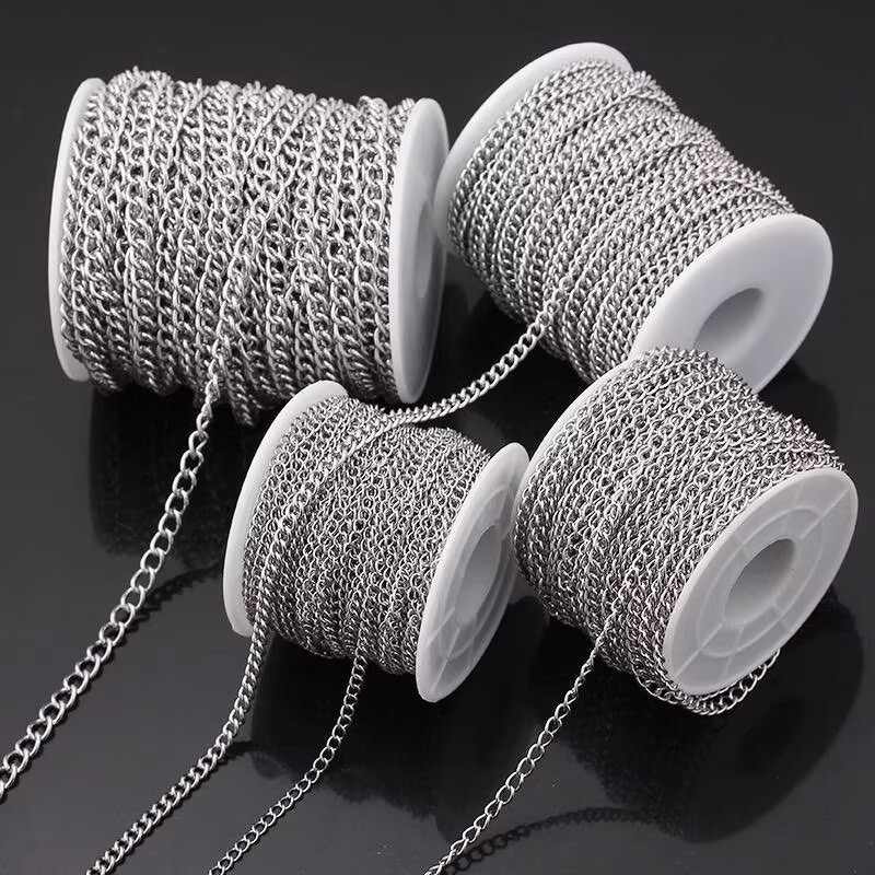 5 Meters Stainless Steel Neckl - Jewelry Making Event ulasan dan harga