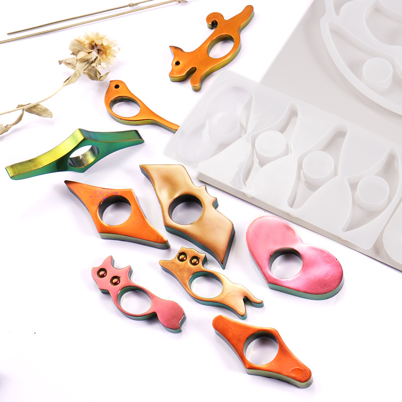 DIY Crystal Mirror Silicone Mo - Jewelry Making Uv Resin Kit ulasan dan harga