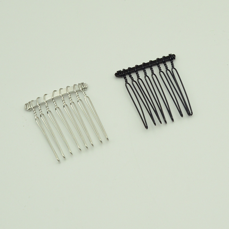 20PCS 8teeth Black Silver Plai - Jewelry Making For Kids ulasan dan harga