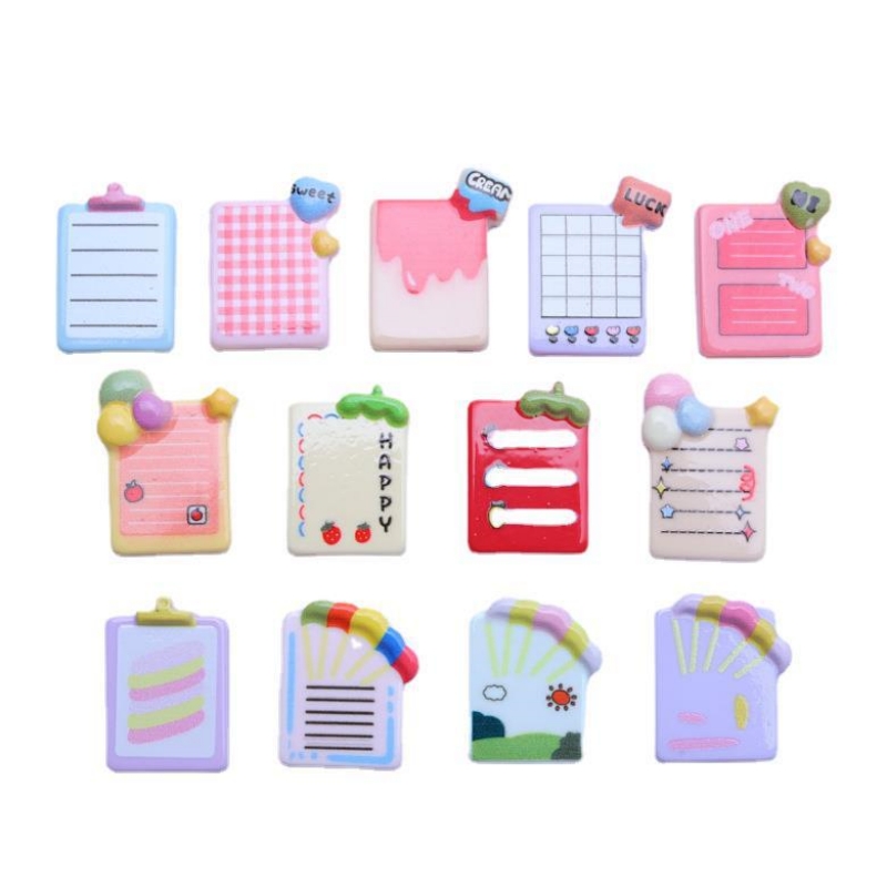 10pcs Cute Stationery Resin No - Jewelry Making Notes ulasan dan harga