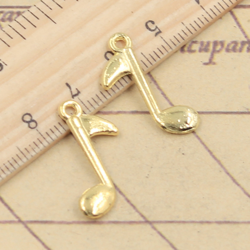 20pcs Charms Musical Note 23x1 - Jewelry Making Notes ulasan dan harga