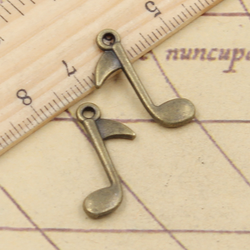 20pcs Charms Musical Note 23x1 - Jewelry Making Notes ulasan dan harga