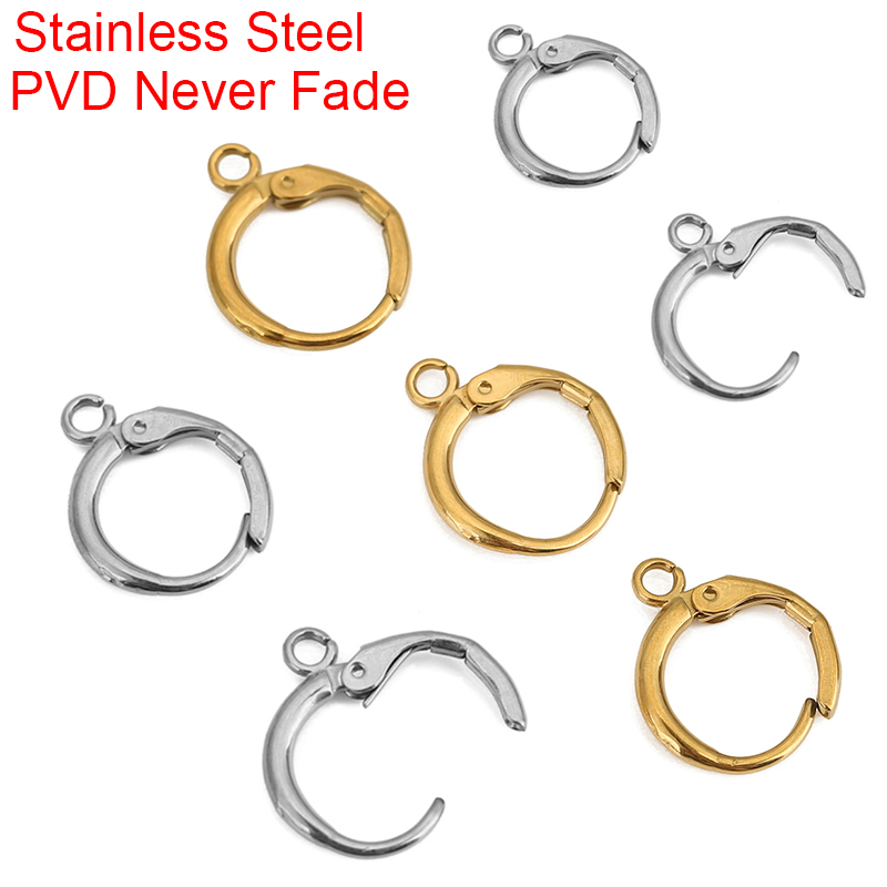 10pcs PVD Never Fade Stainless - Jewelry Making Hardware ulasan dan harga