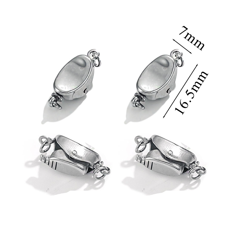 5 Pcs Titanium Steel Necklace  - Jewelry Making Hardware ulasan dan harga