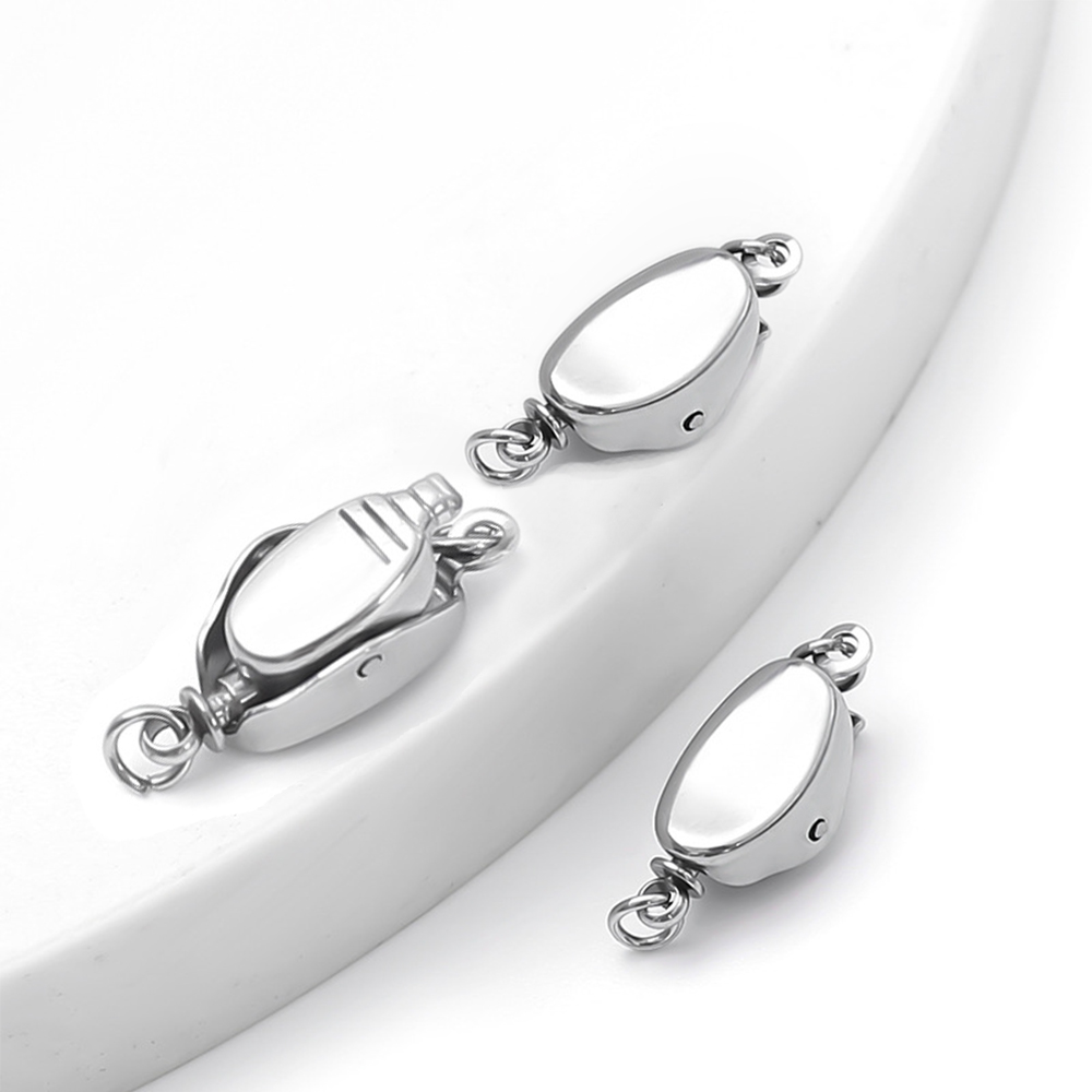 5 Pcs Titanium Steel Necklace  - Jewelry Making Hardware ulasan dan harga