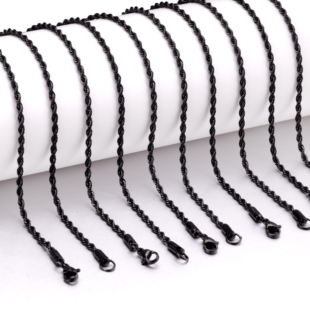 ASONSTEEL 10Pcs/Lot Black Colo - Jewelry Making Singapore ulasan dan harga