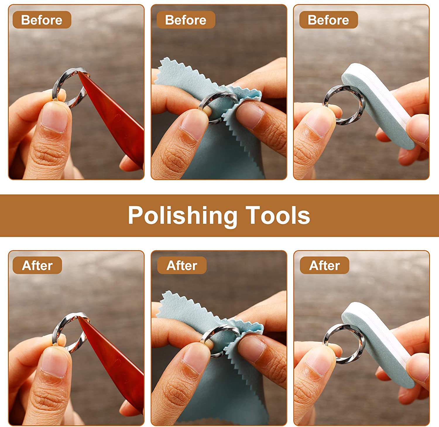 11 Pieces Of US UK Ring Mandre - Jewelry Making Anvil ulasan dan harga