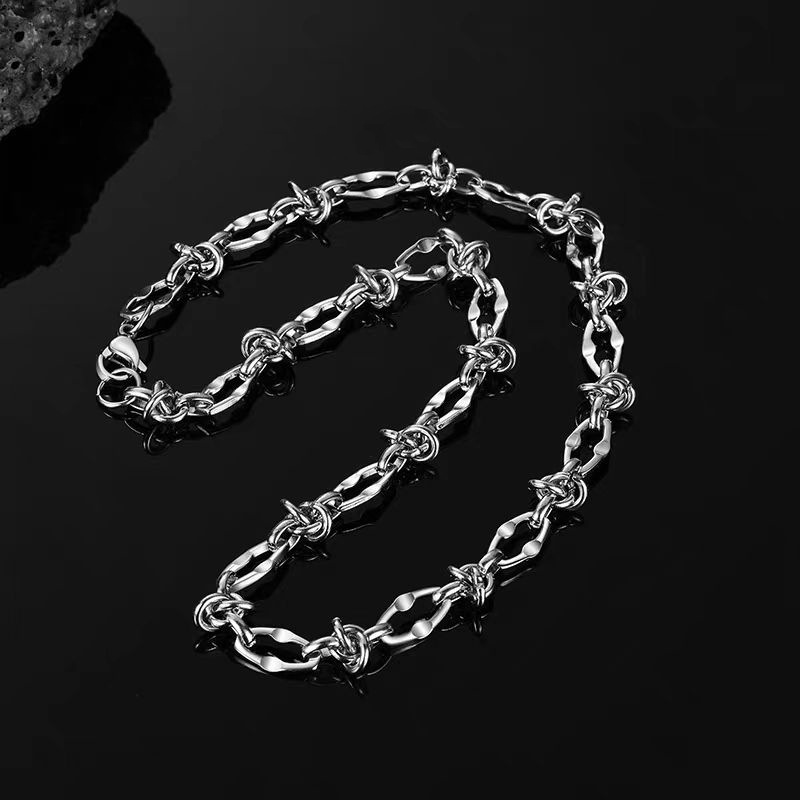 ASONSTEEL 8mm Width Chain Neck - Jewelry Making Singapore ulasan dan harga