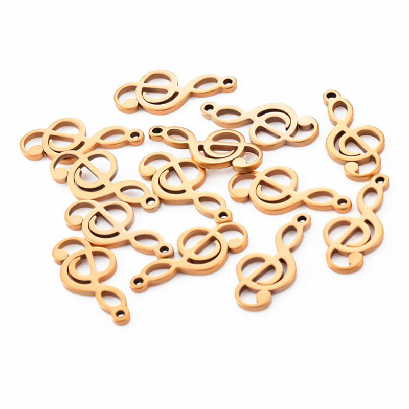 10pcs Charms Musical Note Stai - Jewelry Making Notes ulasan dan harga