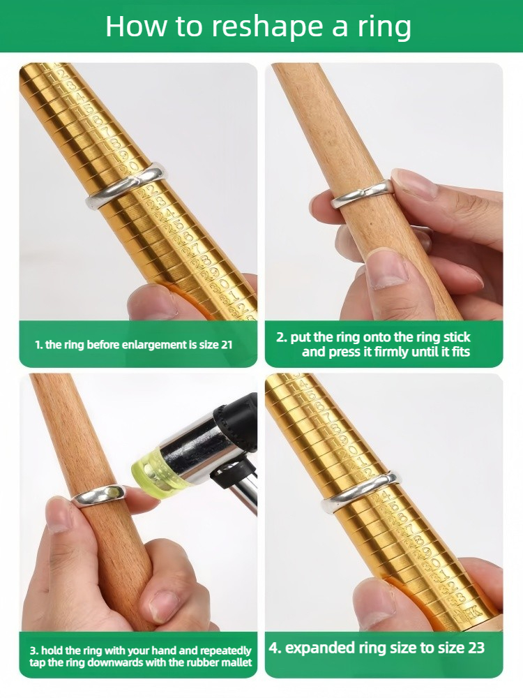 Wooden Ring Sizing Mandrel - J - Jewelry Making Anvil ulasan dan harga