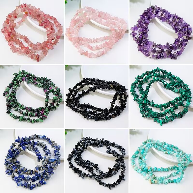 5-12mm Natural Garnet Amethyst - Jewelry Making Event ulasan dan harga