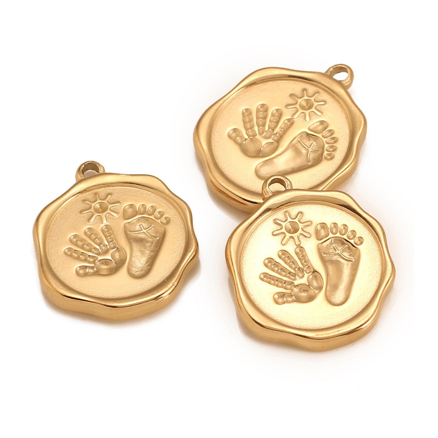 3PC Stainless Steel Cute Baby  - Jewelry Making 4 Year Old ulasan dan harga