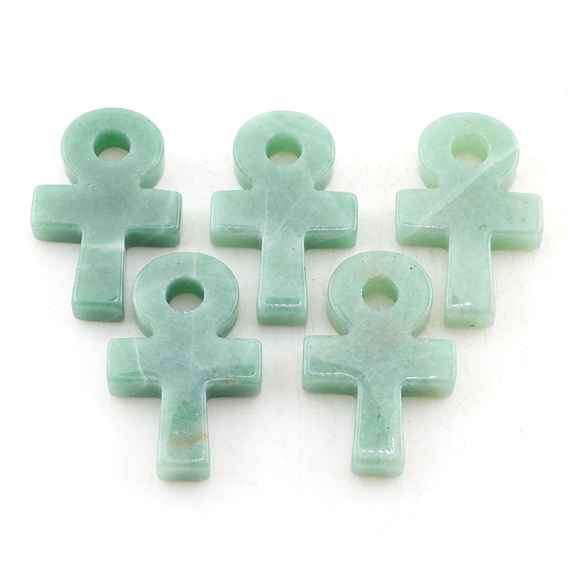 Green Aventurine Ankh Cross Pe - Jewelry Making Michaels ulasan dan harga