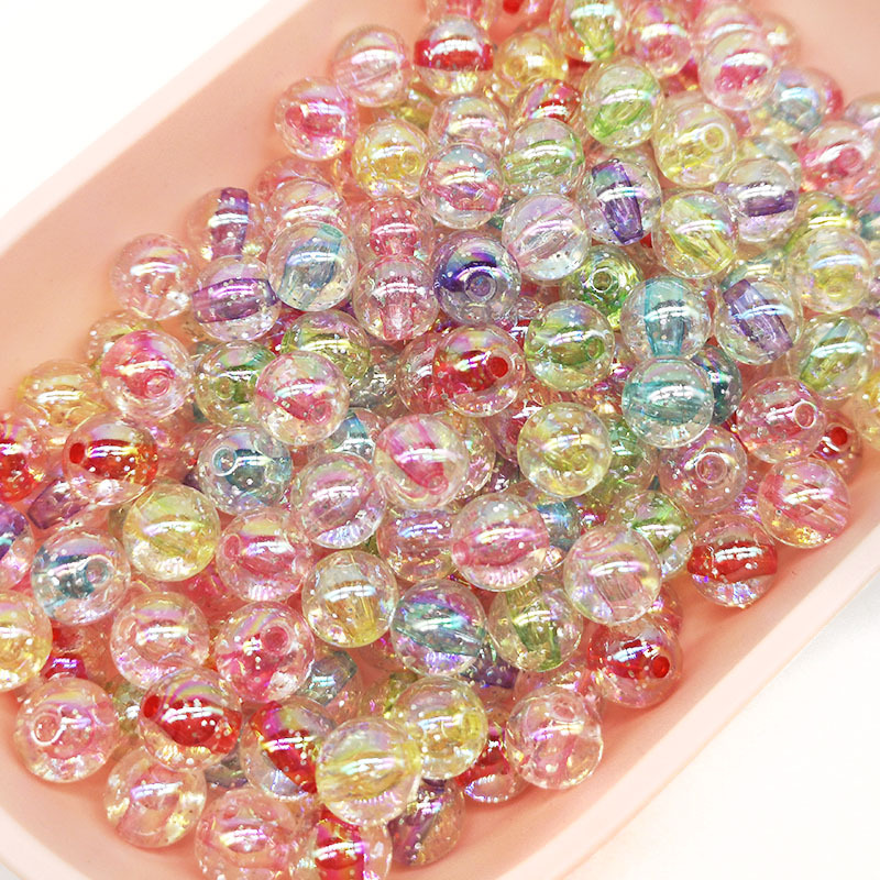 50Pcs 10mm Acrylic Beads Color - Jewelry Making 4 Year Old ulasan dan harga