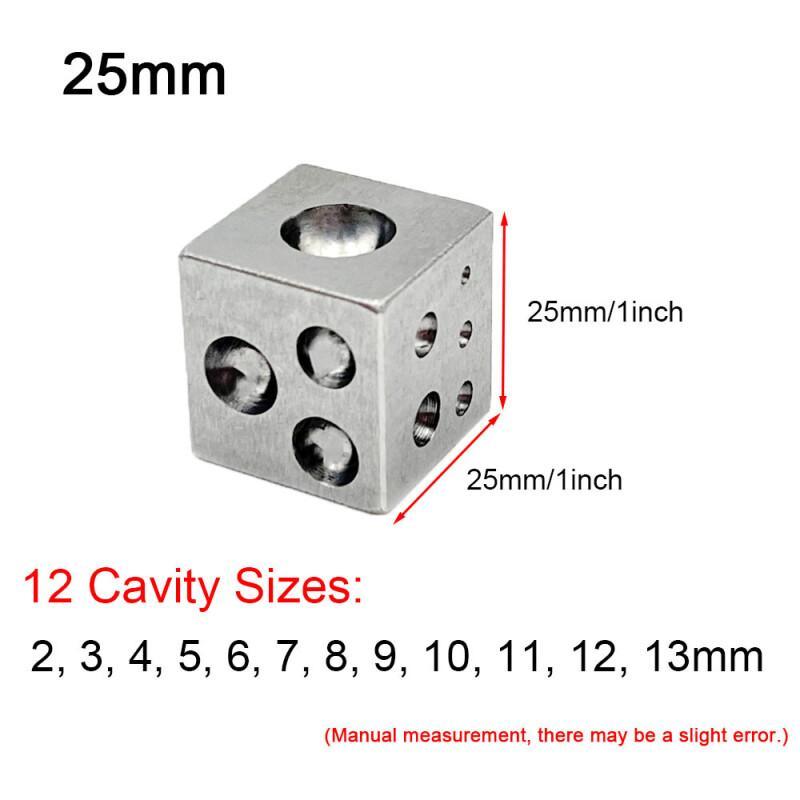 Dapping Block Square with Poli - Jewelry Making Anvil ulasan dan harga