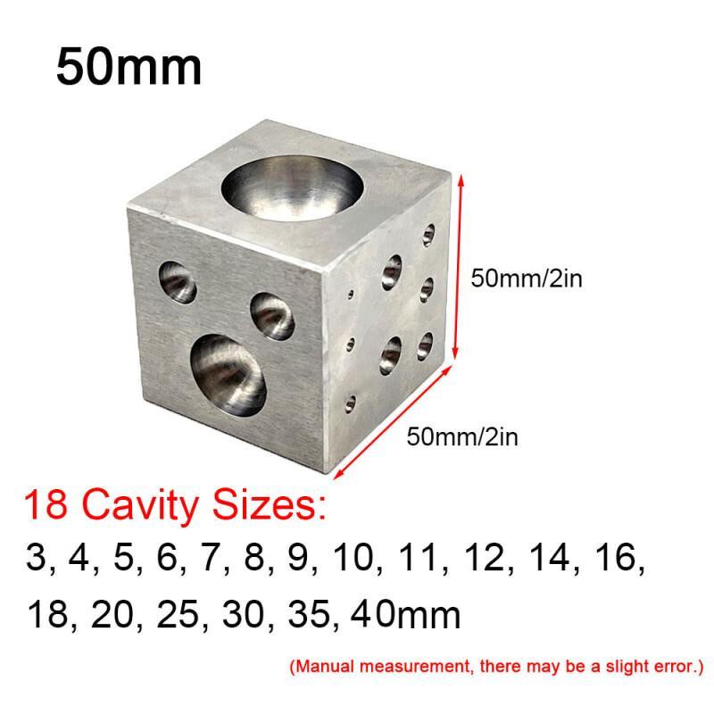 Dapping Block Square with Poli - Jewelry Making Anvil ulasan dan harga
