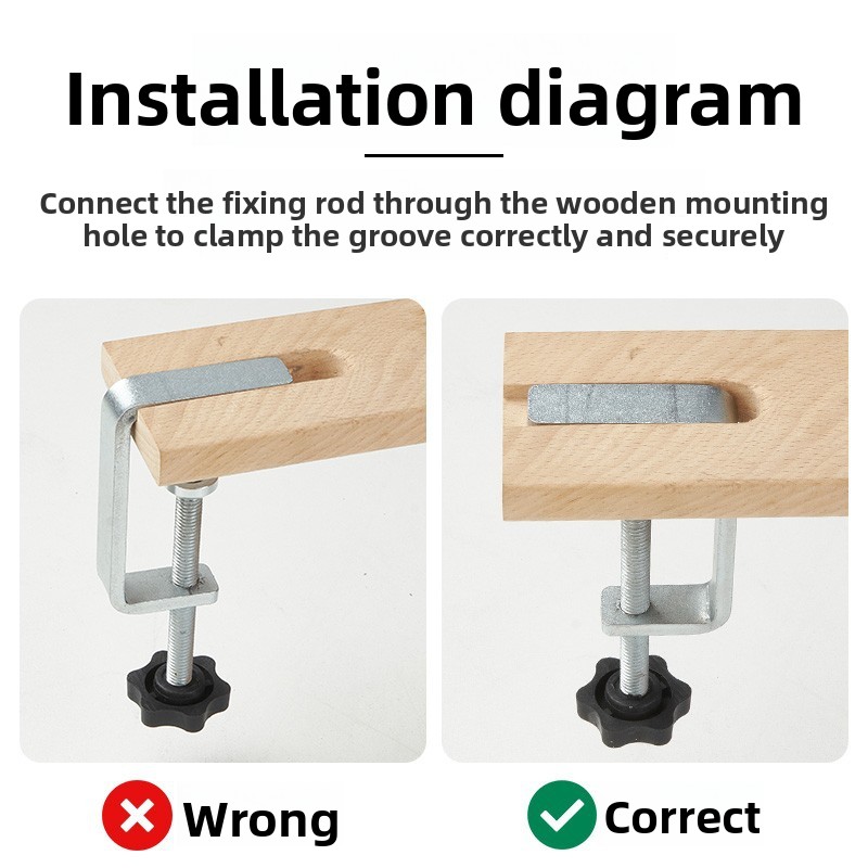 Clamp Type Wooden Clamp, Fixed - Jewelry Making Anvil ulasan dan harga