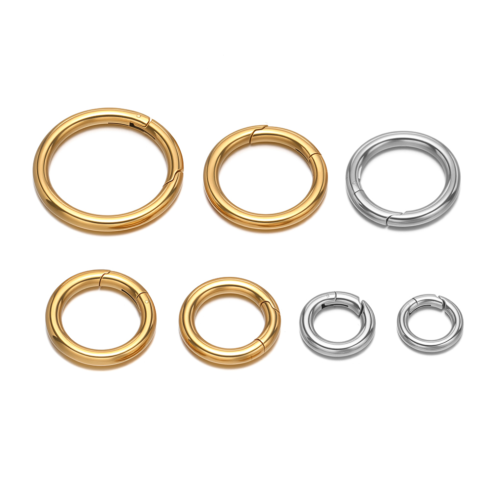 2Pcs/Lot Round Spring Clasps S - Jewelry Making Hardware ulasan dan harga