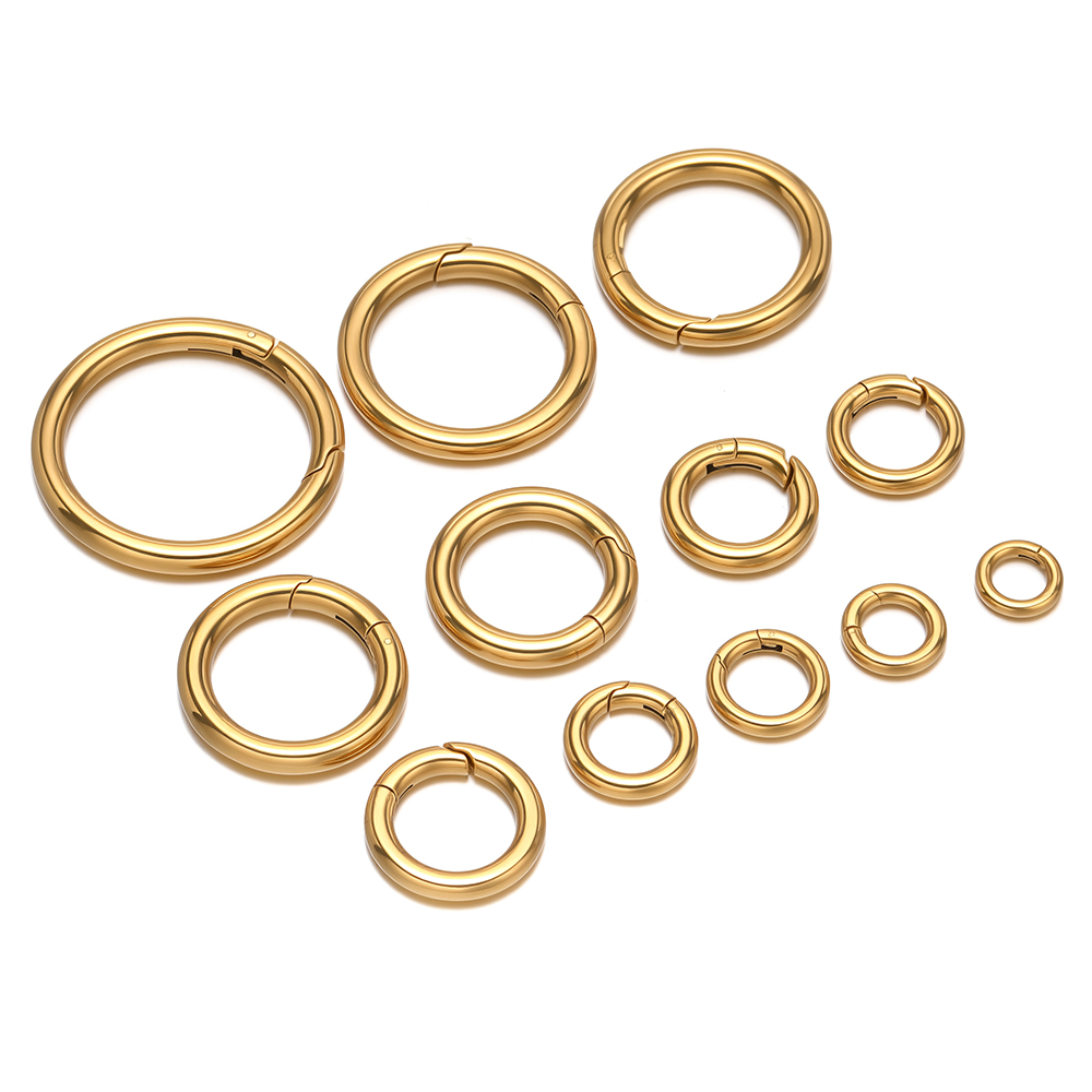 2Pcs/Lot Round Spring Clasps S - Jewelry Making Hardware ulasan dan harga