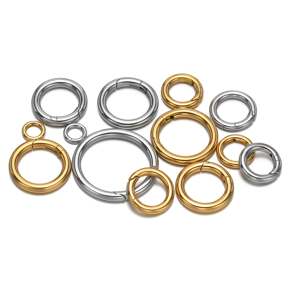 2Pcs/Lot Round Spring Clasps S - Jewelry Making Hardware ulasan dan harga