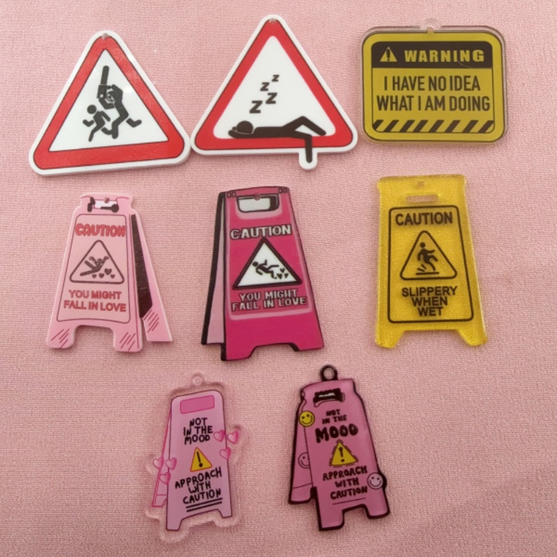 10pcs acrylic printing, please - Jewelry Making Notes ulasan dan harga