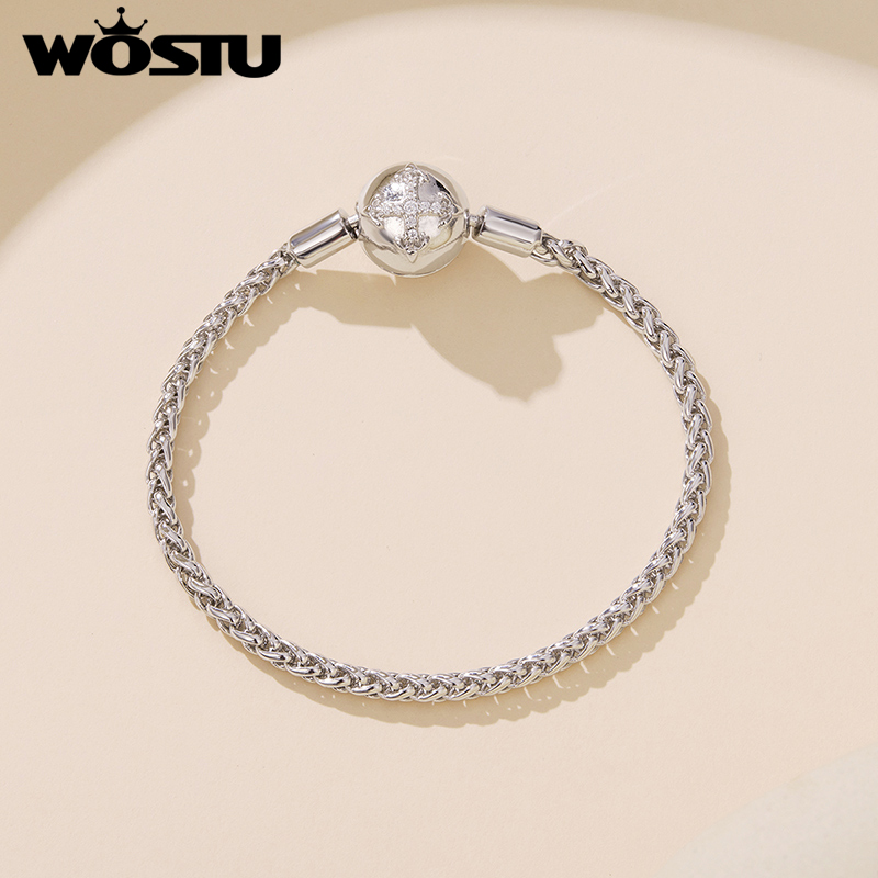 WOSTU Platinum Plated Sparklin - Jewelry Making Singapore ulasan dan harga