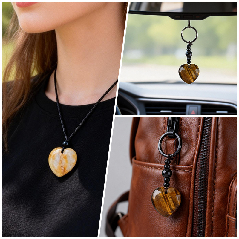 30mm Lover Heart Natural Stone - Jewelry Making Michaels ulasan dan harga
