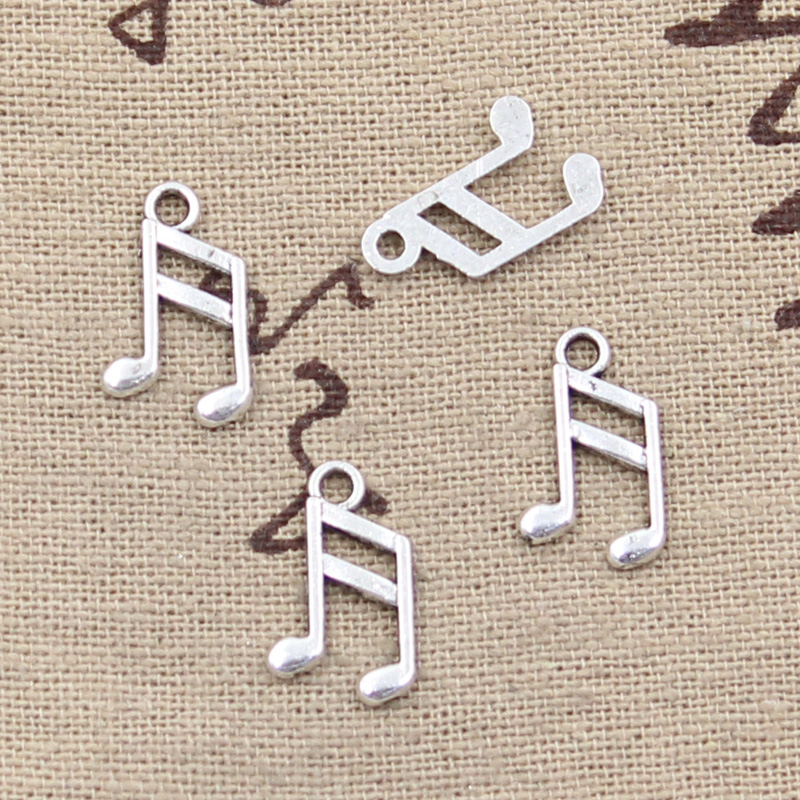 100pcs Charms Lovely Musical N - Jewelry Making Notes ulasan dan harga